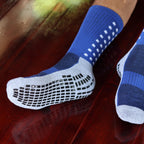 RATIVE ถุงเท้ากันลื่น ข้อสั้น พื้นนุ่ม Cushioned พร้อมพื้นซิลิโคนกันลื่นออกแบบพิเศษ ถุงเท้ากีฬา ถุงเท้าวิ่ง ออกกำลังกาย สำหรับผู้ชายและผู้หญิง (3 คู่ / คละสี)
